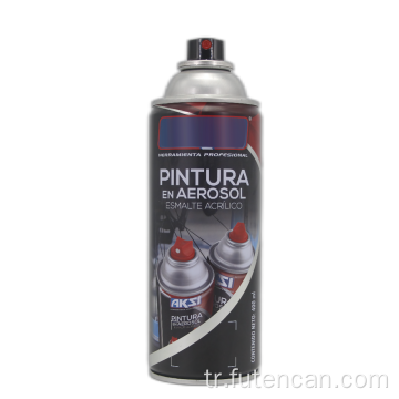 Boş 65mm aerosol kalay kutuları